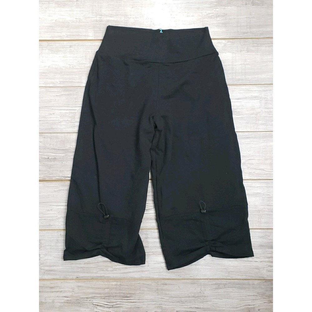 New Noblu Black Womens XL Balloon Cotton/Spandex Wide Leg Bloomer Pant Sweat